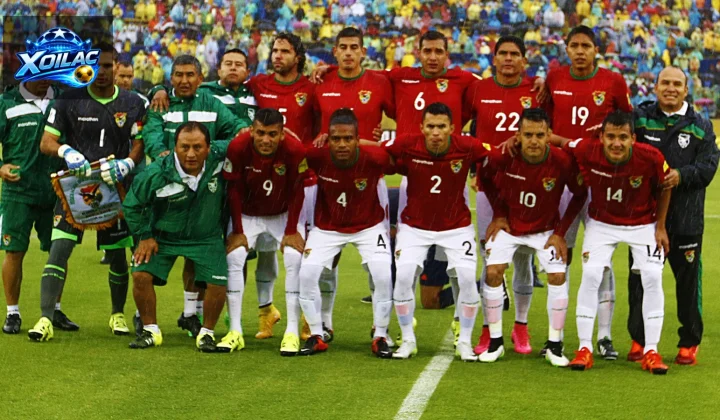 Đội tuyển Bolivia trong trận gặp Ecuador năm 2015