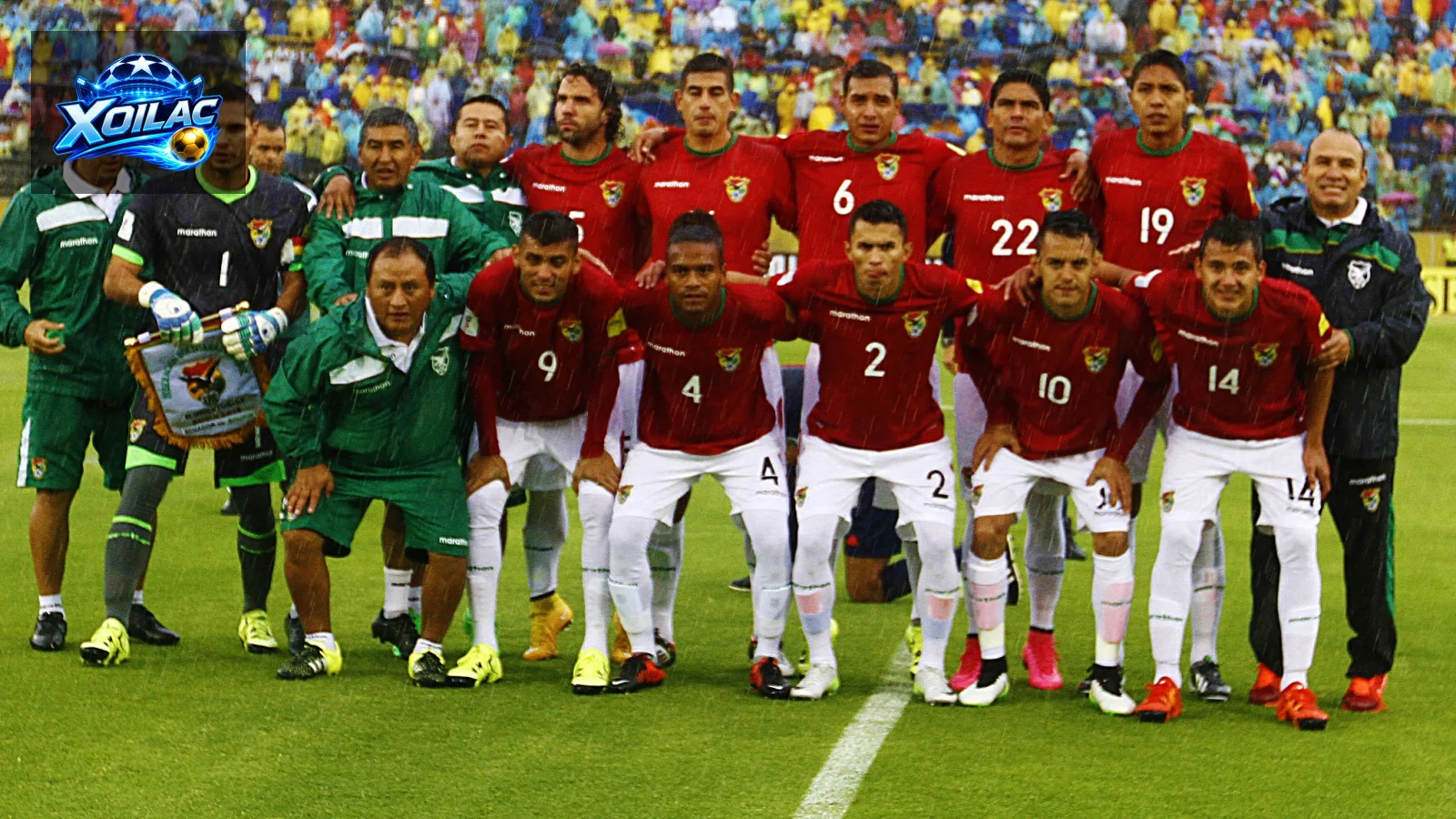 Đội tuyển Bolivia trong trận gặp Ecuador năm 2015