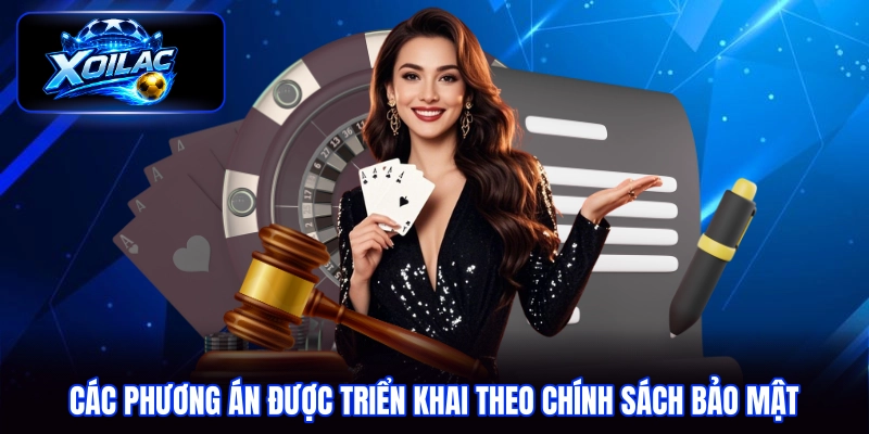 Các phương án được triển khai theo chính sách bảo mật