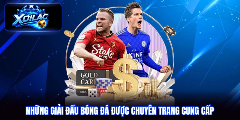 Những giải đấu bóng đá được chuyên trang cung cấp