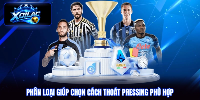 Phân loại giúp chọn cách thoát pressing phù hợp