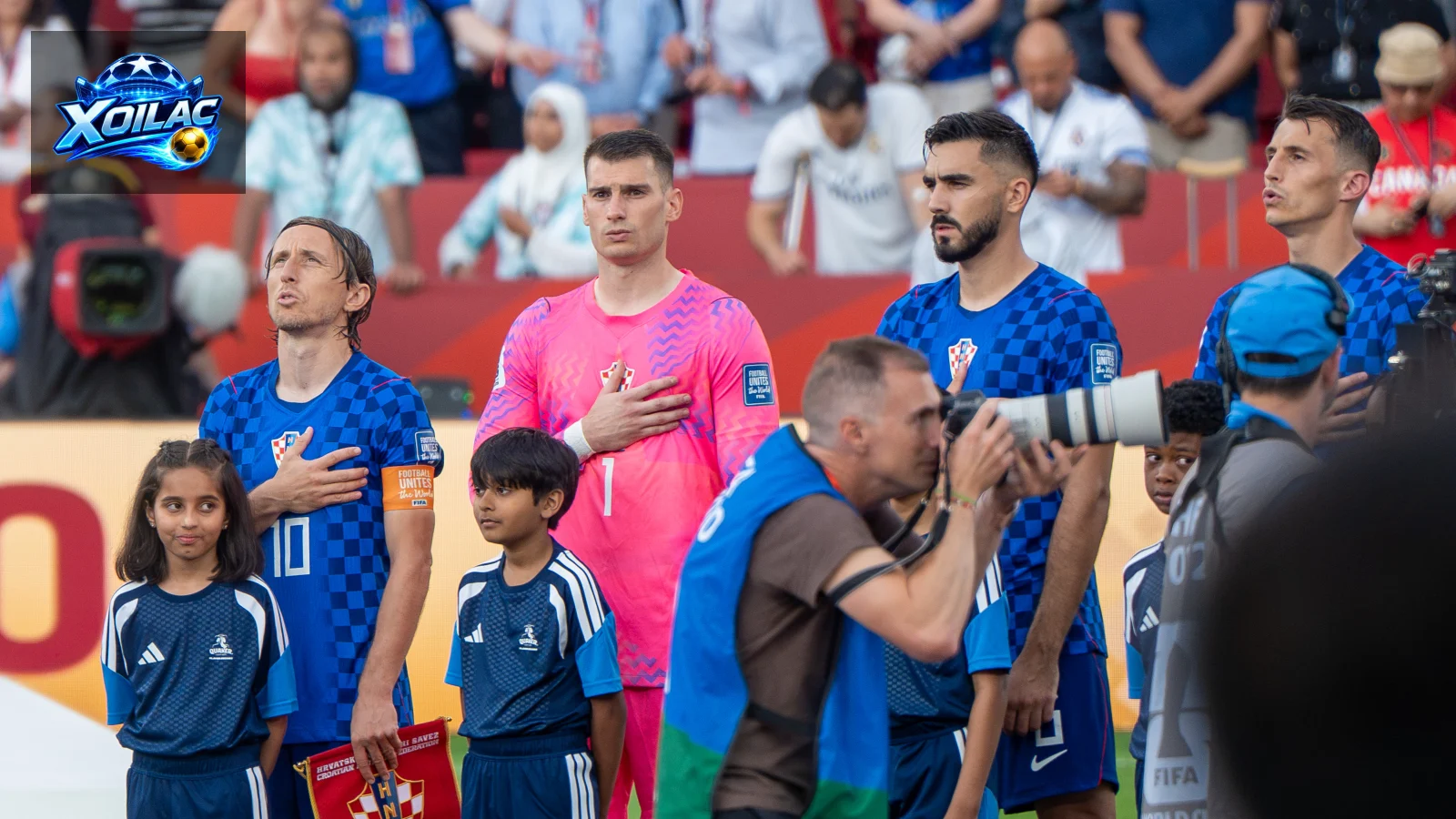 Luka Modrić và Dominik Livaković thi đấu cho Croatia năm 2026