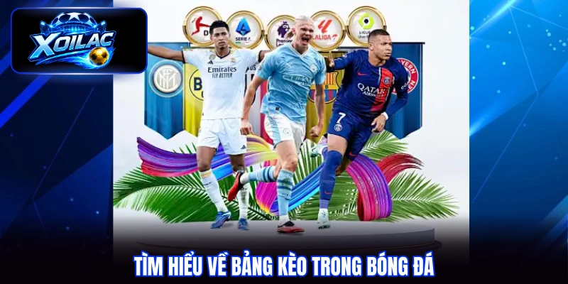 Tìm hiểu về bảng kèo trong bóng đá