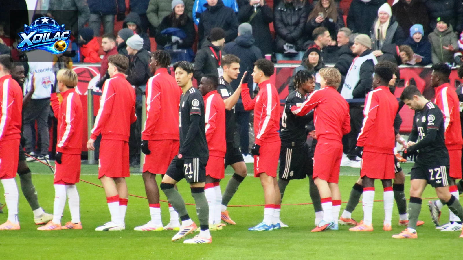 Cầu thủ Bayern Munich trong một trận giao hữu năm 2026