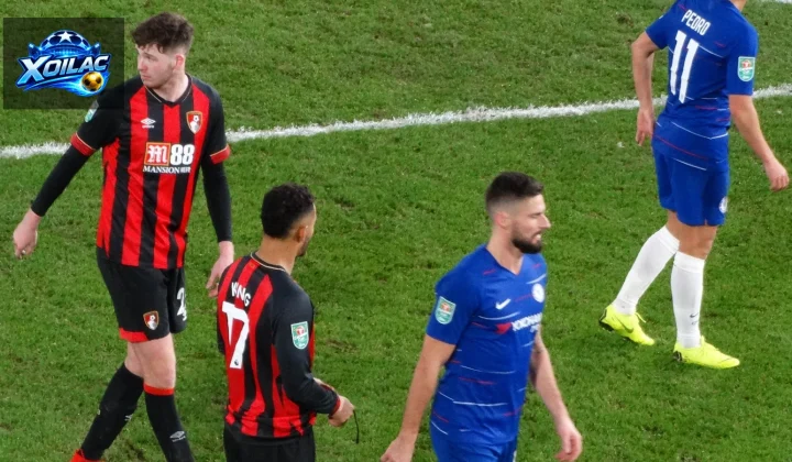 Chelsea và AFC Bournemouth trong một trận đấu tư liệu