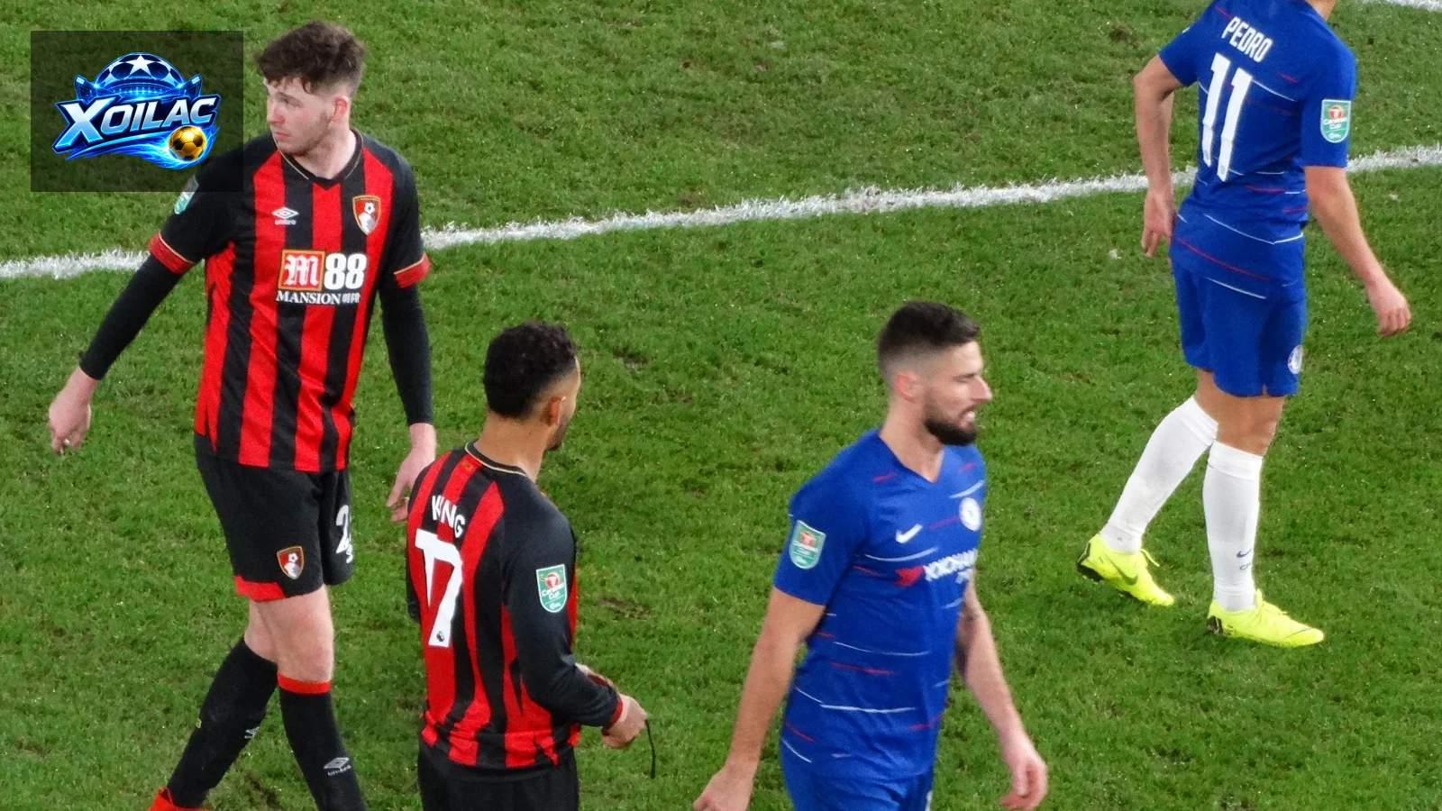 Chelsea và AFC Bournemouth trong một trận đấu tư liệu