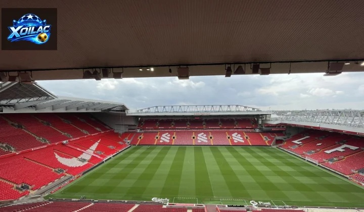 Ảnh tư liệu Liverpool và Manchester City hoặc sân Anfield
