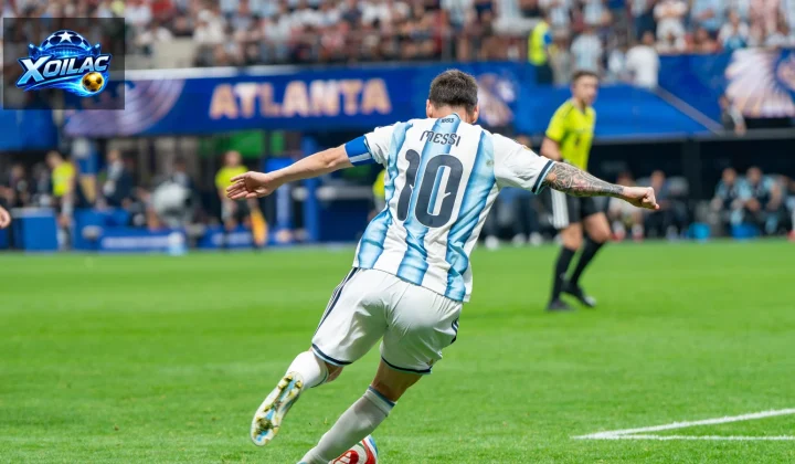 Lionel Messi thi đấu cho đội tuyển Argentina tại World Cup 2026