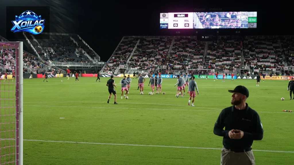Ảnh tư liệu Inter Miami CF thi đấu trên sân nhà năm 2024