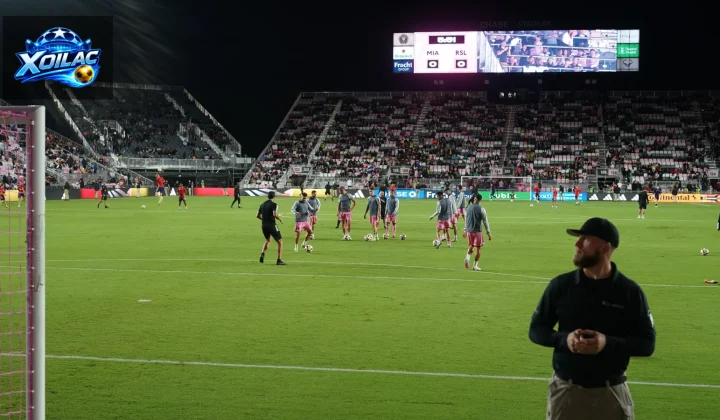 Ảnh tư liệu Inter Miami CF thi đấu trên sân nhà năm 2024
